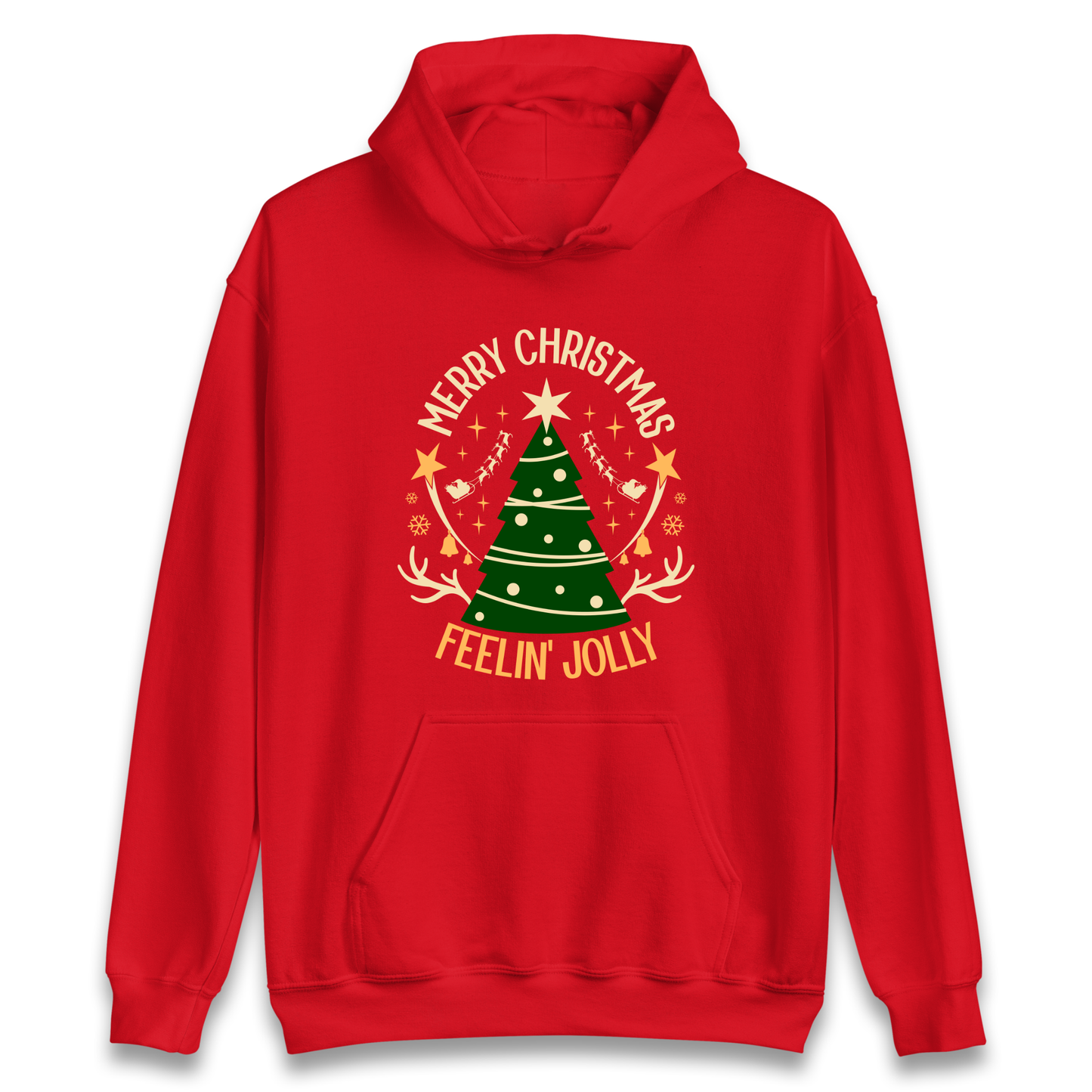 Merry Christmas Feeling Jolly Christmas Hoodie