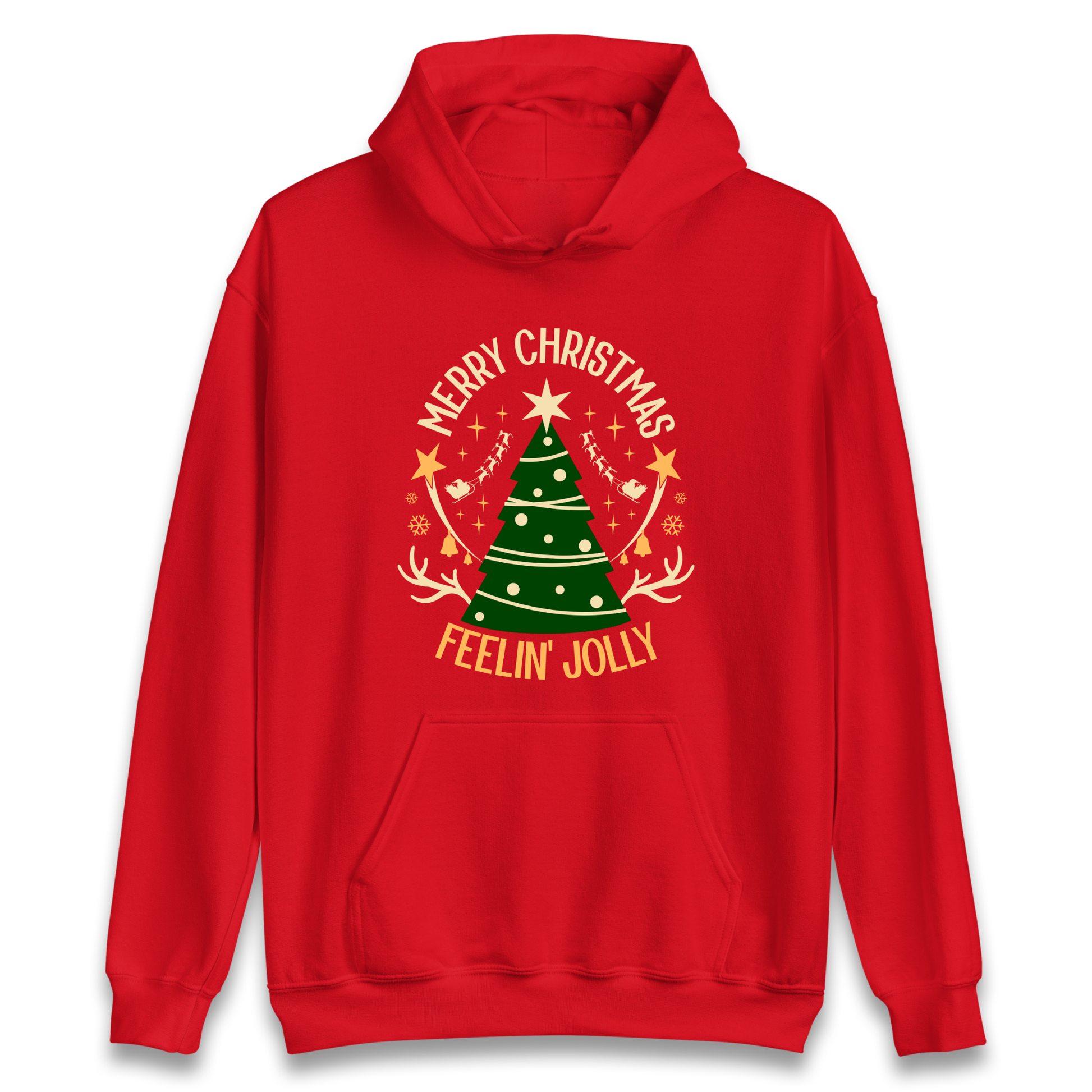 Merry Christmas Feeling Jolly Christmas Hoodie