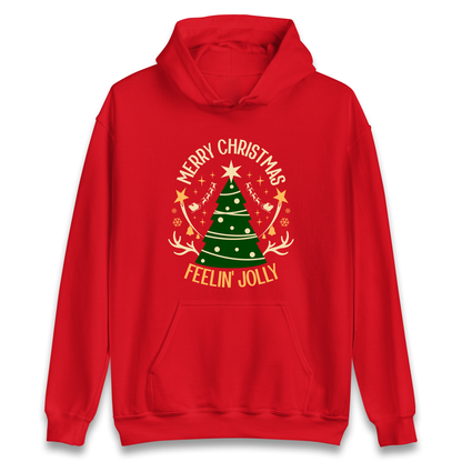 Merry Christmas Feeling Jolly Christmas Hoodie