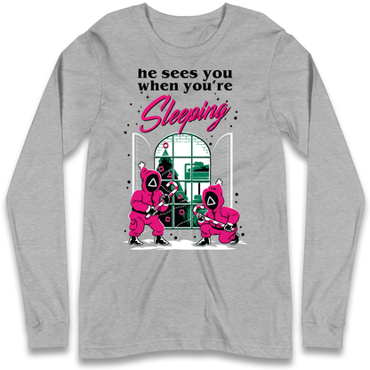 Squid Games Xmas Longsleeve T Shirt
