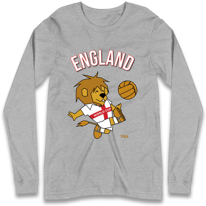 England World Cup Willie 1966 Football Longsleeve