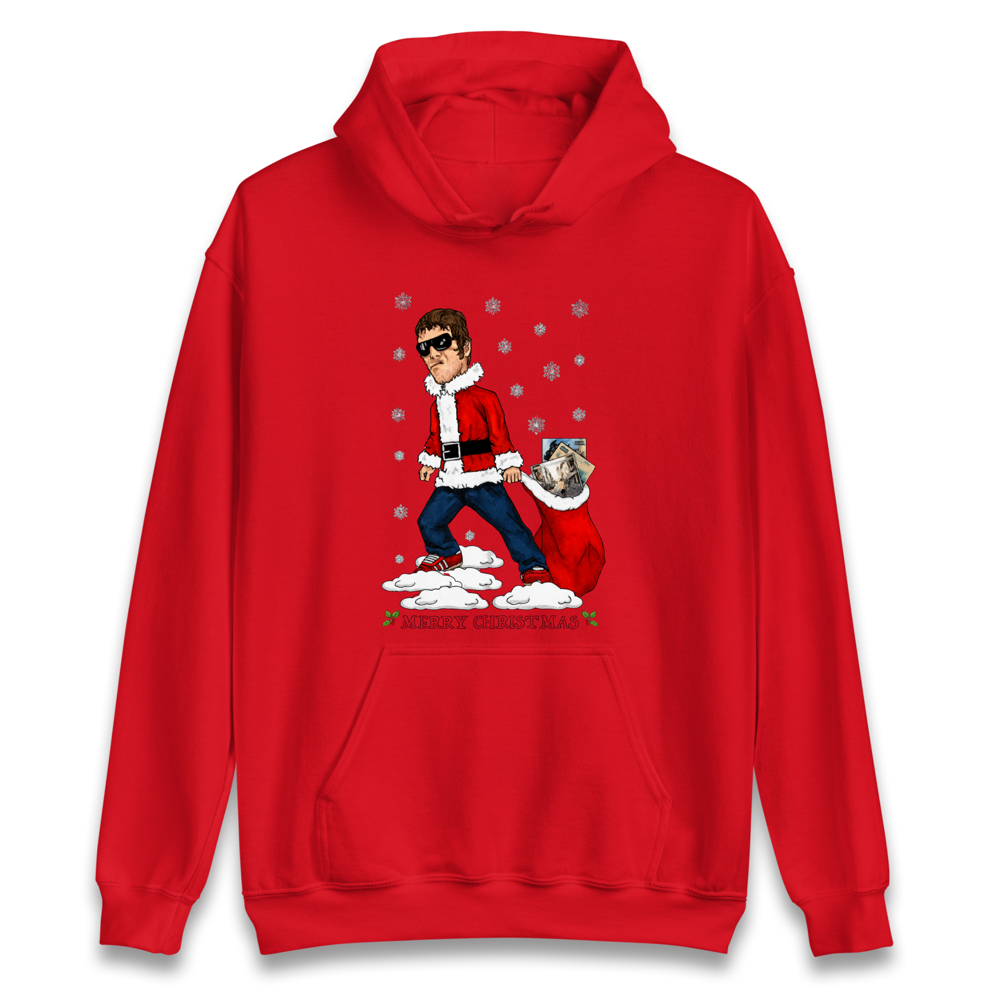 Liam Gallagher Christmas Santa Hoodie