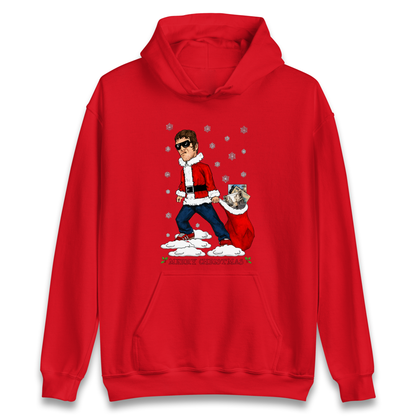 Liam Gallagher Christmas Santa Hoodie