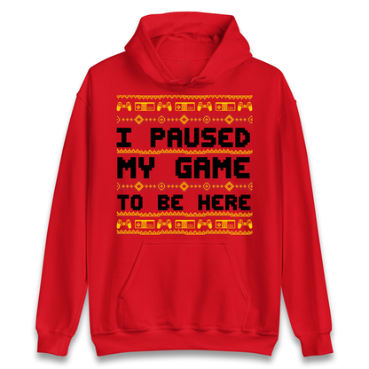 Paused My Game Hoodie