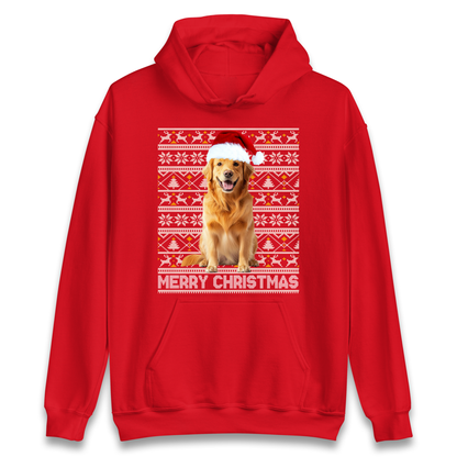 Merry Christmas Dog Hoodie