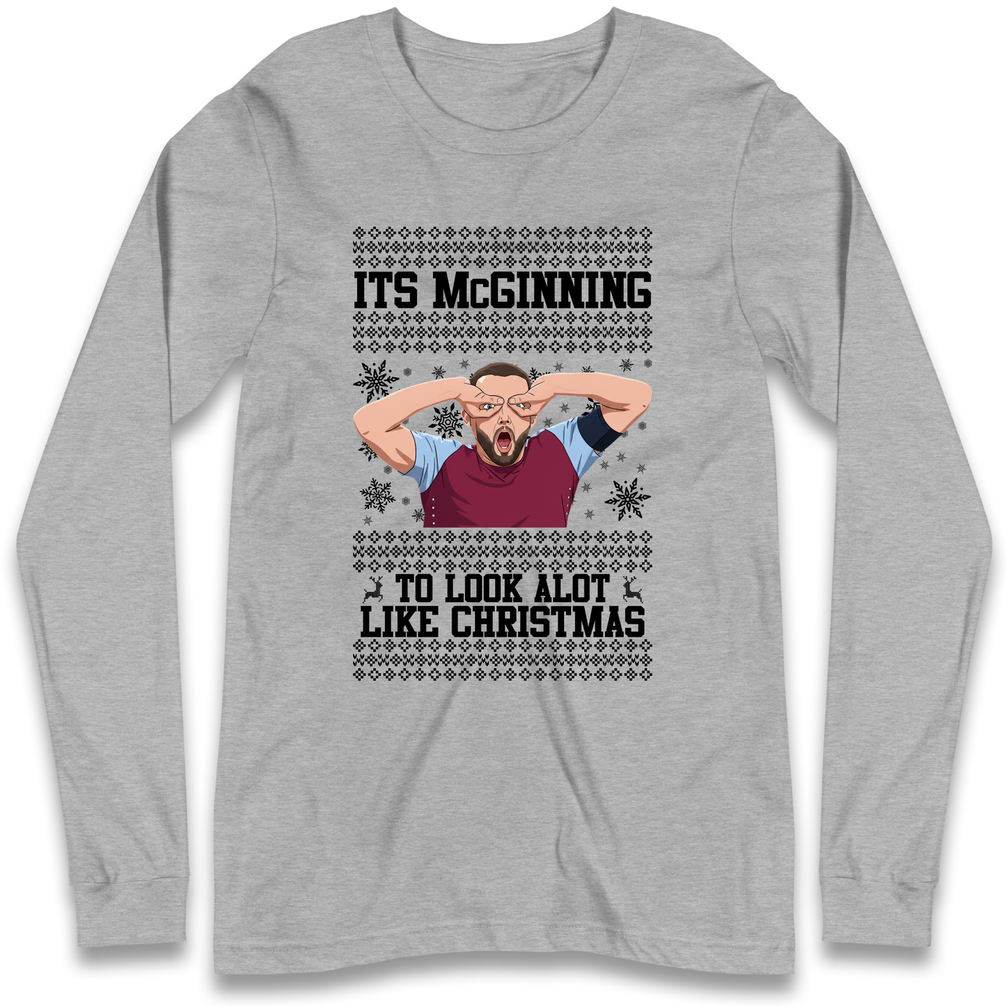 John McGinn Christmas Longsleeve T Shirt
