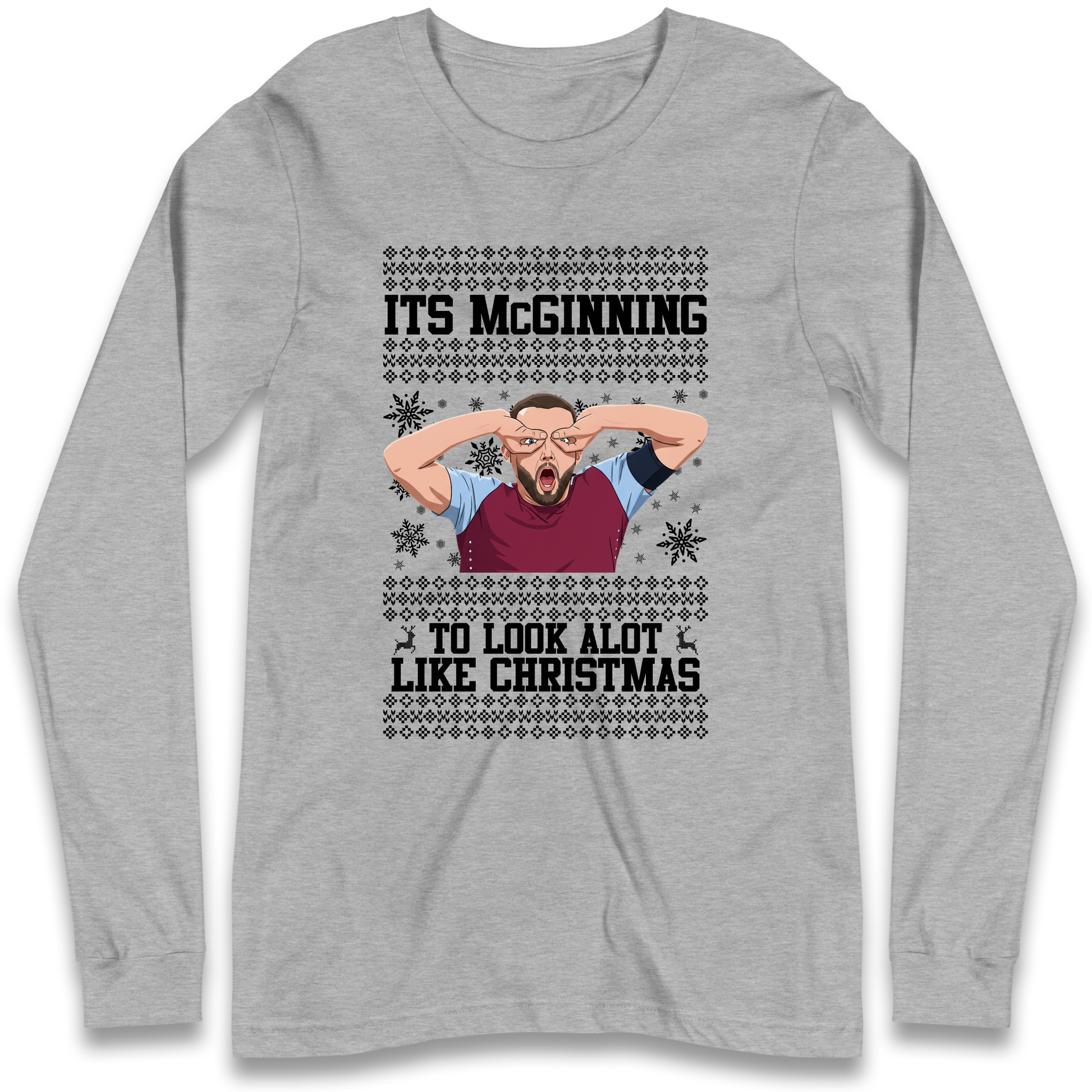 John McGinn Christmas Longsleeve T Shirt