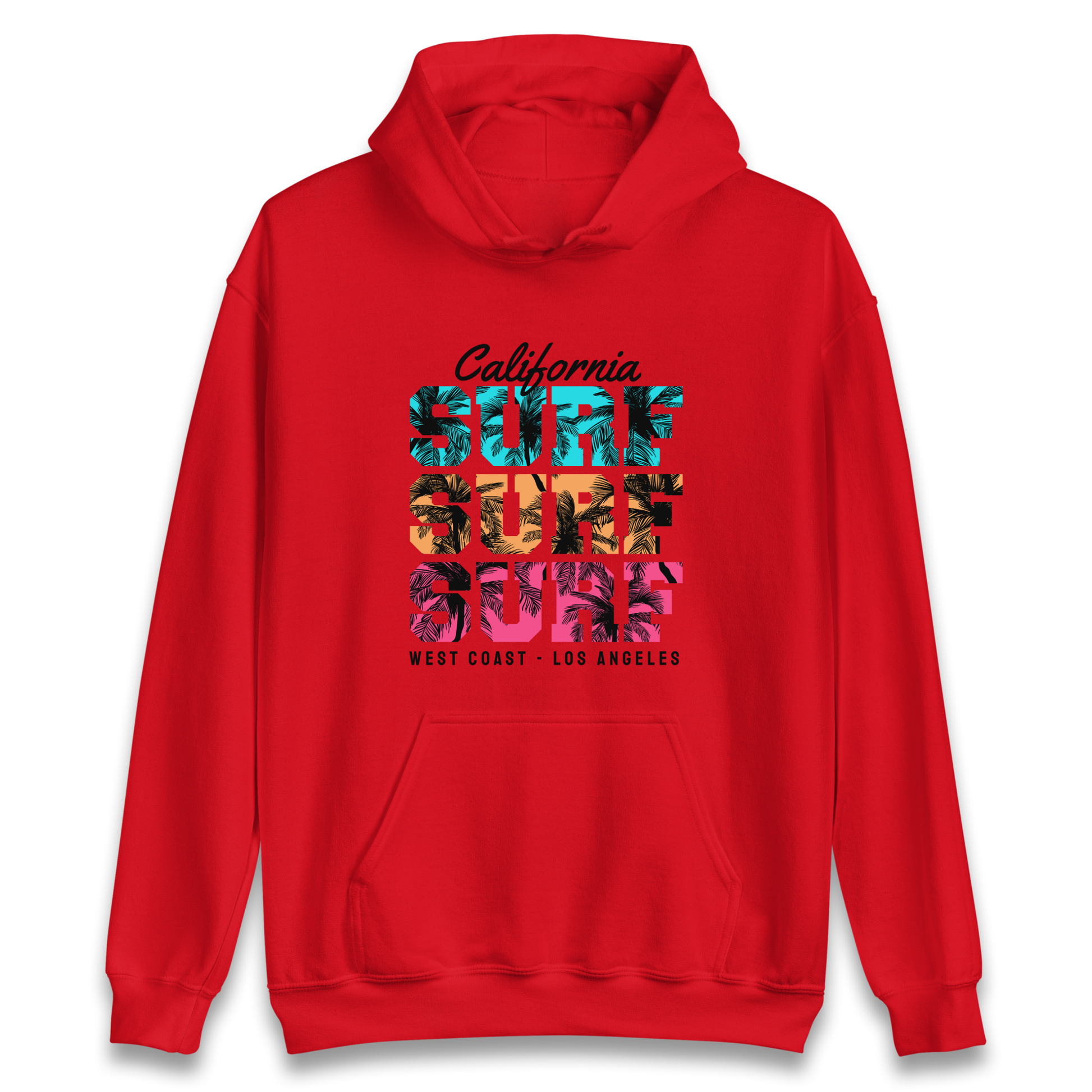 California Surf Surf Surf Hoodie