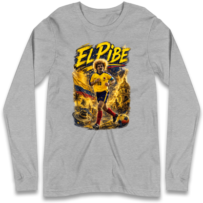 Carlos Valderrama Colombia Football Longsleeve T Shirt