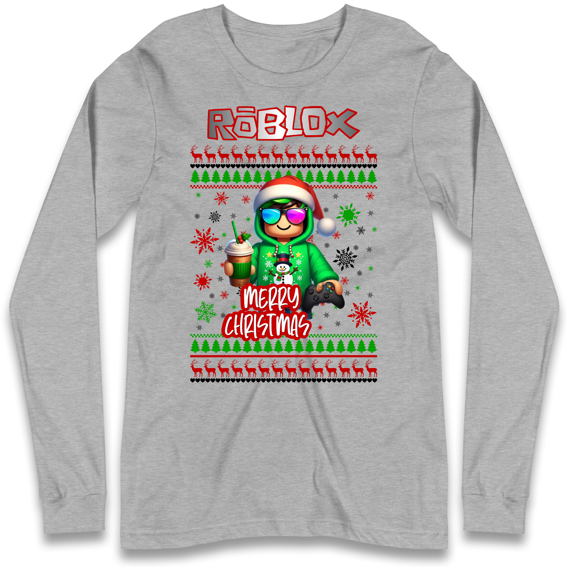 Roblox Merry Christmas Longsleeve T Shirt