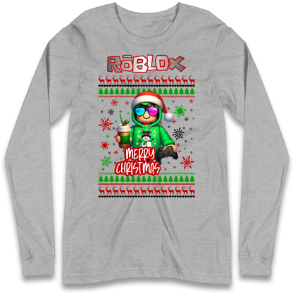 Roblox Merry Christmas Longsleeve T Shirt