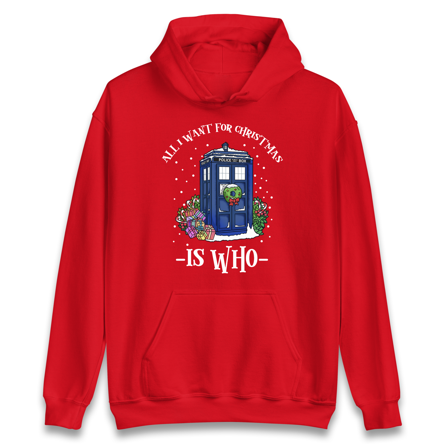 Dr Who Christmas Hoodie