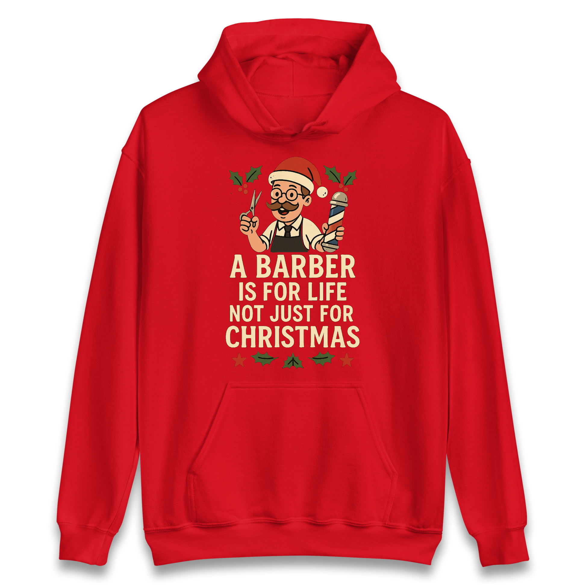 Barber Christmas Hoodie