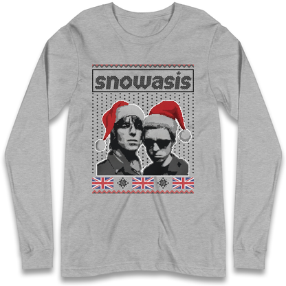 Snowasis Union Jack Christmas Longsleeve T Shirt