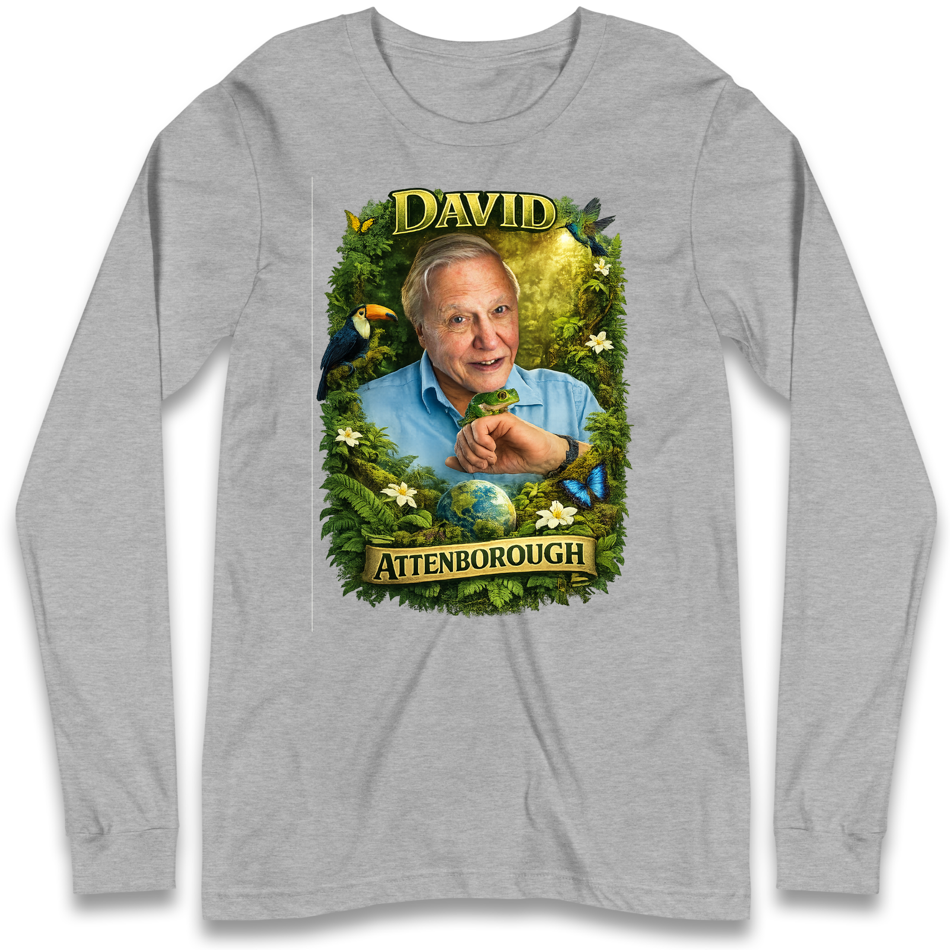 David Attenborough Longsleeve T Shirt