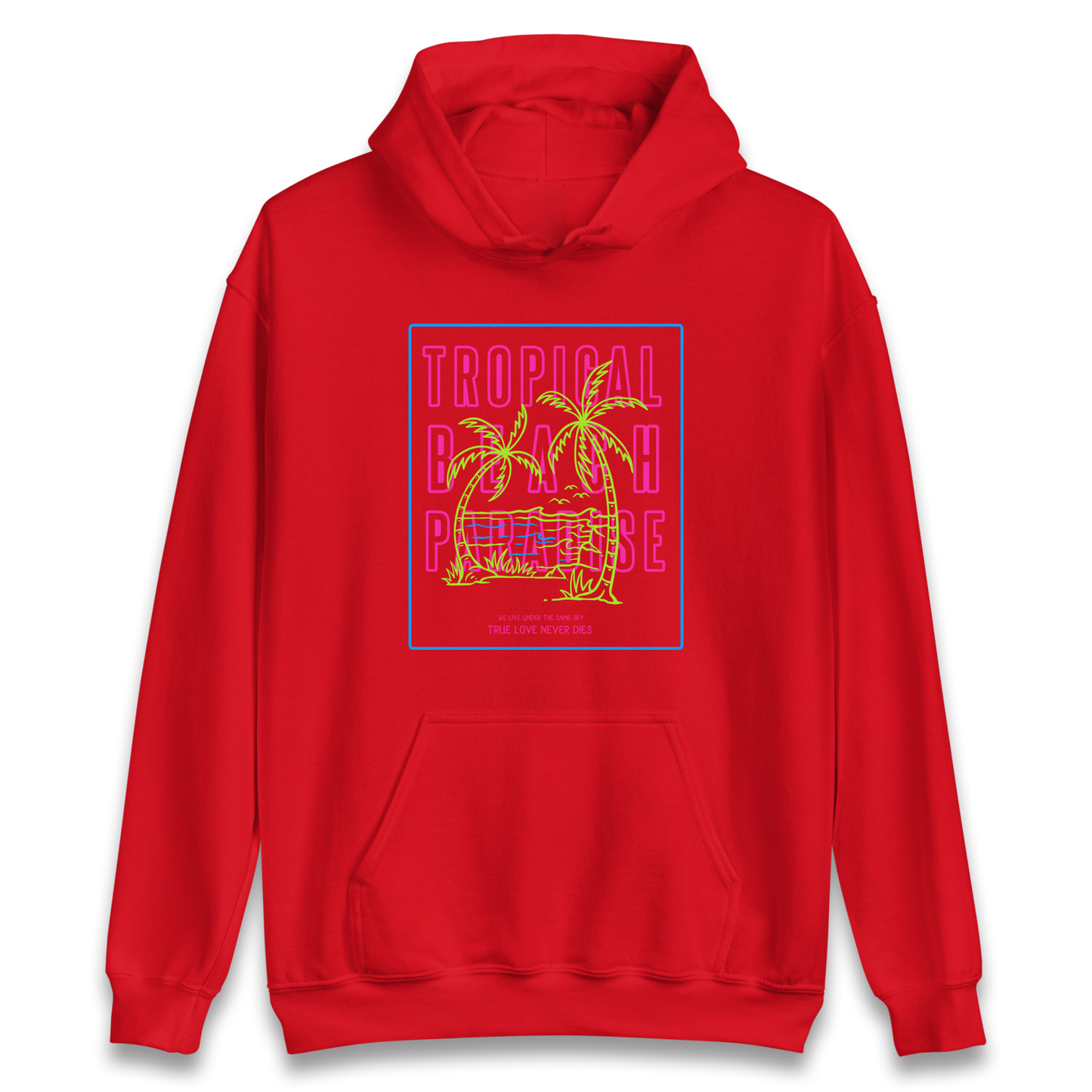 Tropical Beach Paradise Hoodie
