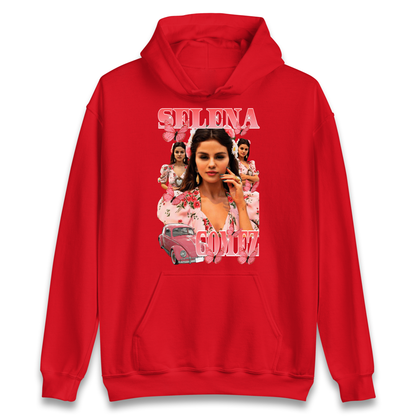 Selena Gomez Pink Hoodie