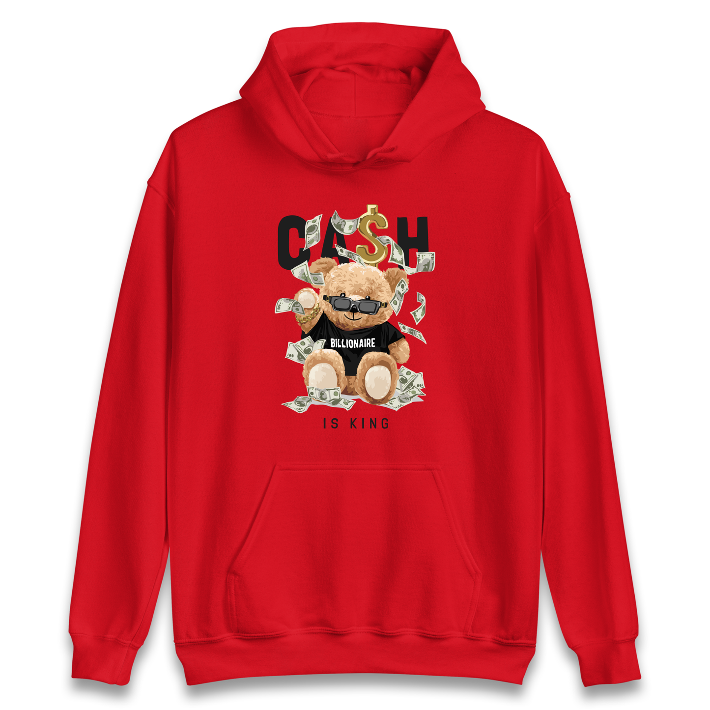 Teddy Bear Billionaire Streetwear Hoodie