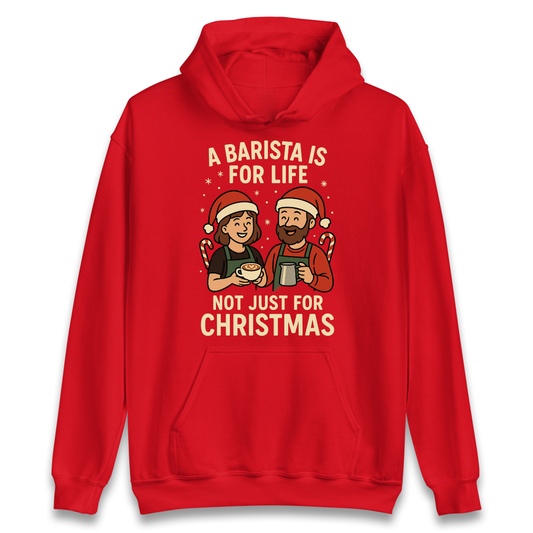 Barista Christmas Hoodie