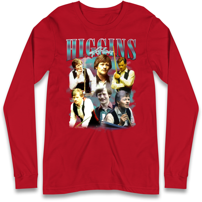 Alex Higgins Bootleg Longsleeve T Shirt