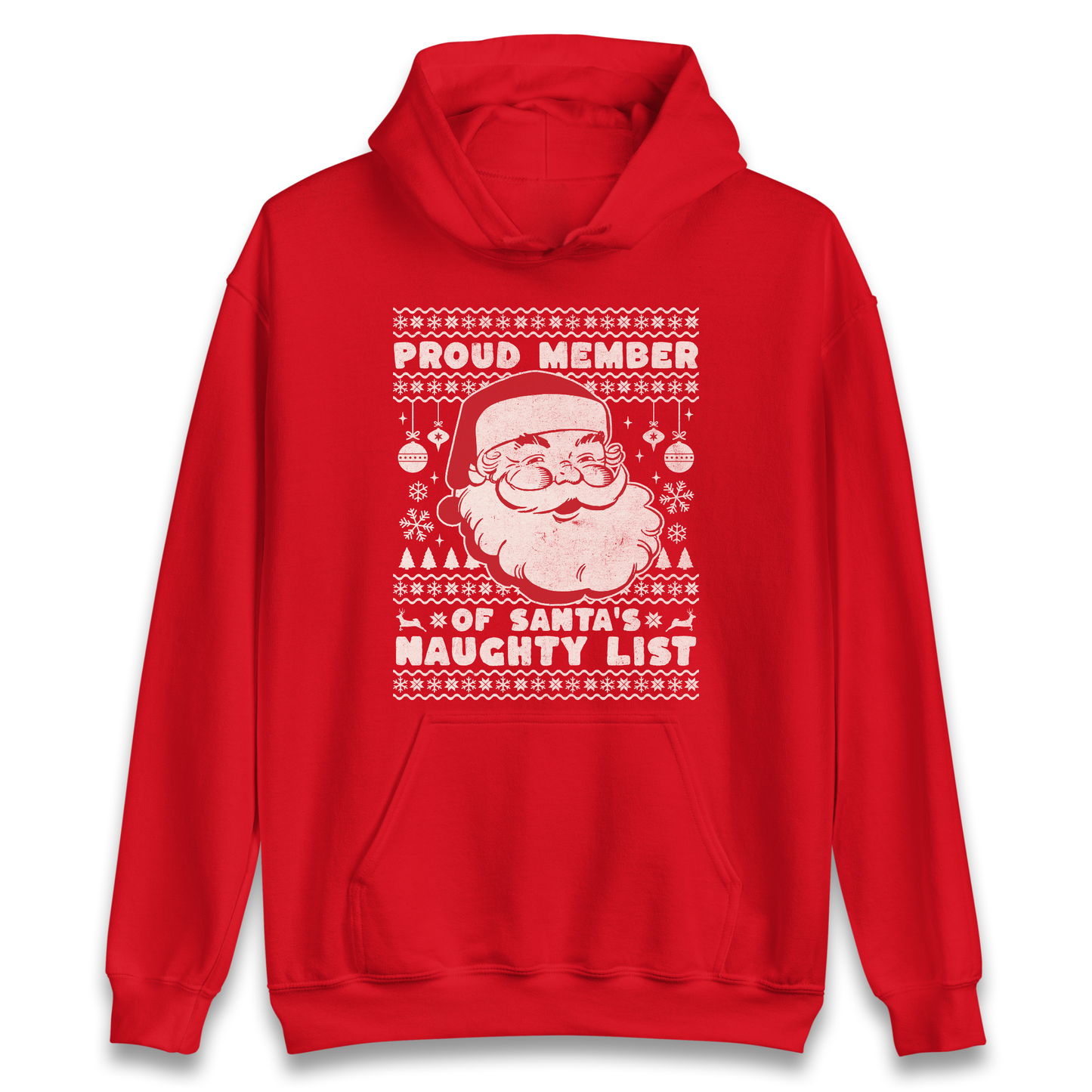 Proud Member Of Santas Naughty List Christmas Hoodie