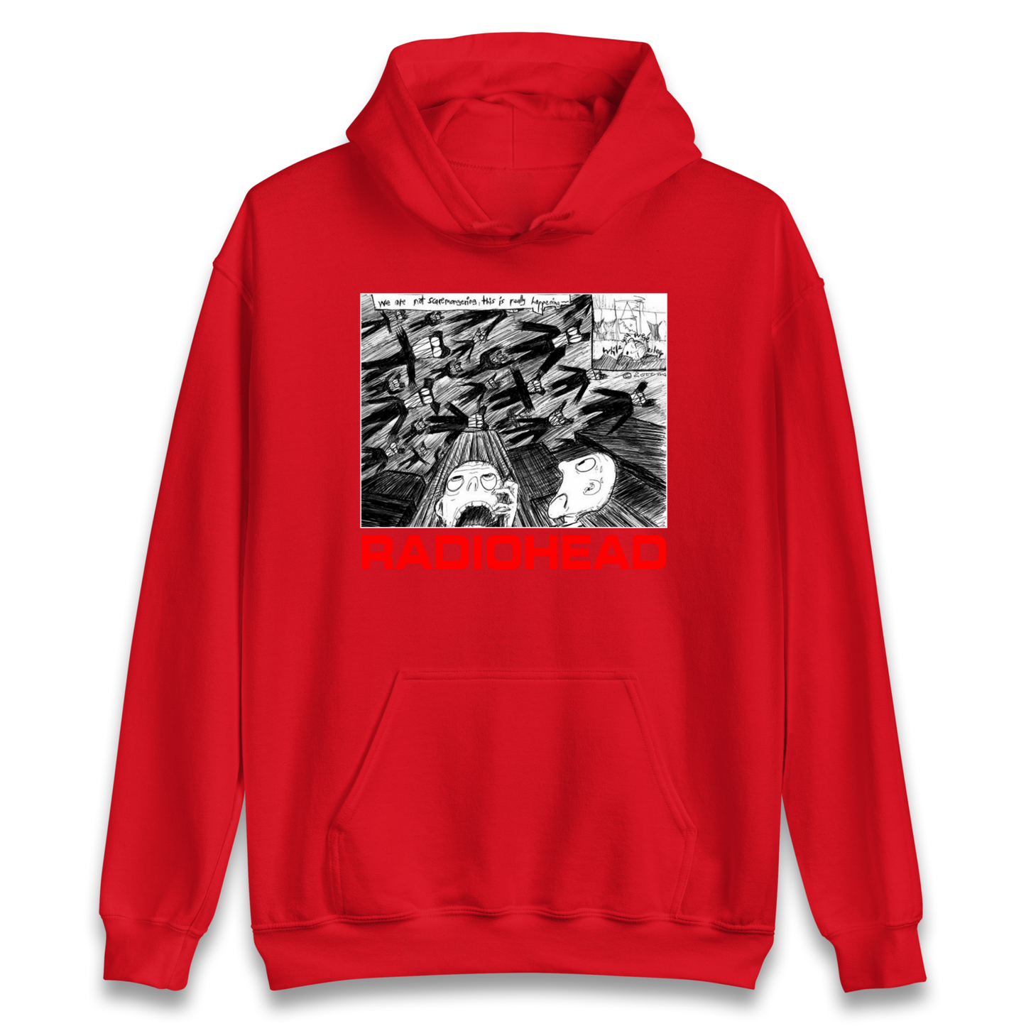 Radiohead We Are Not Screaming Hoodie