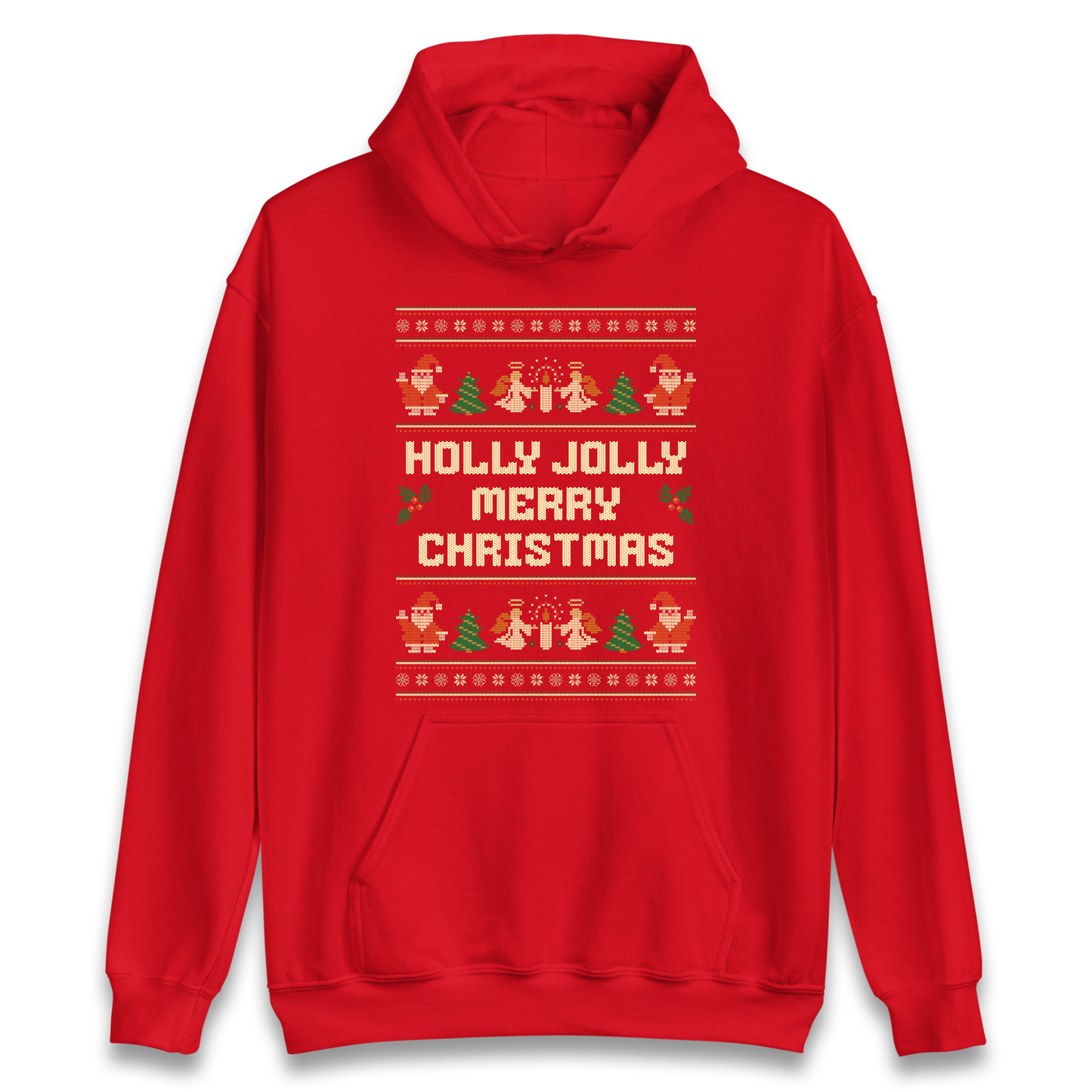 Holly Jolly Merry Christmas Hoodie