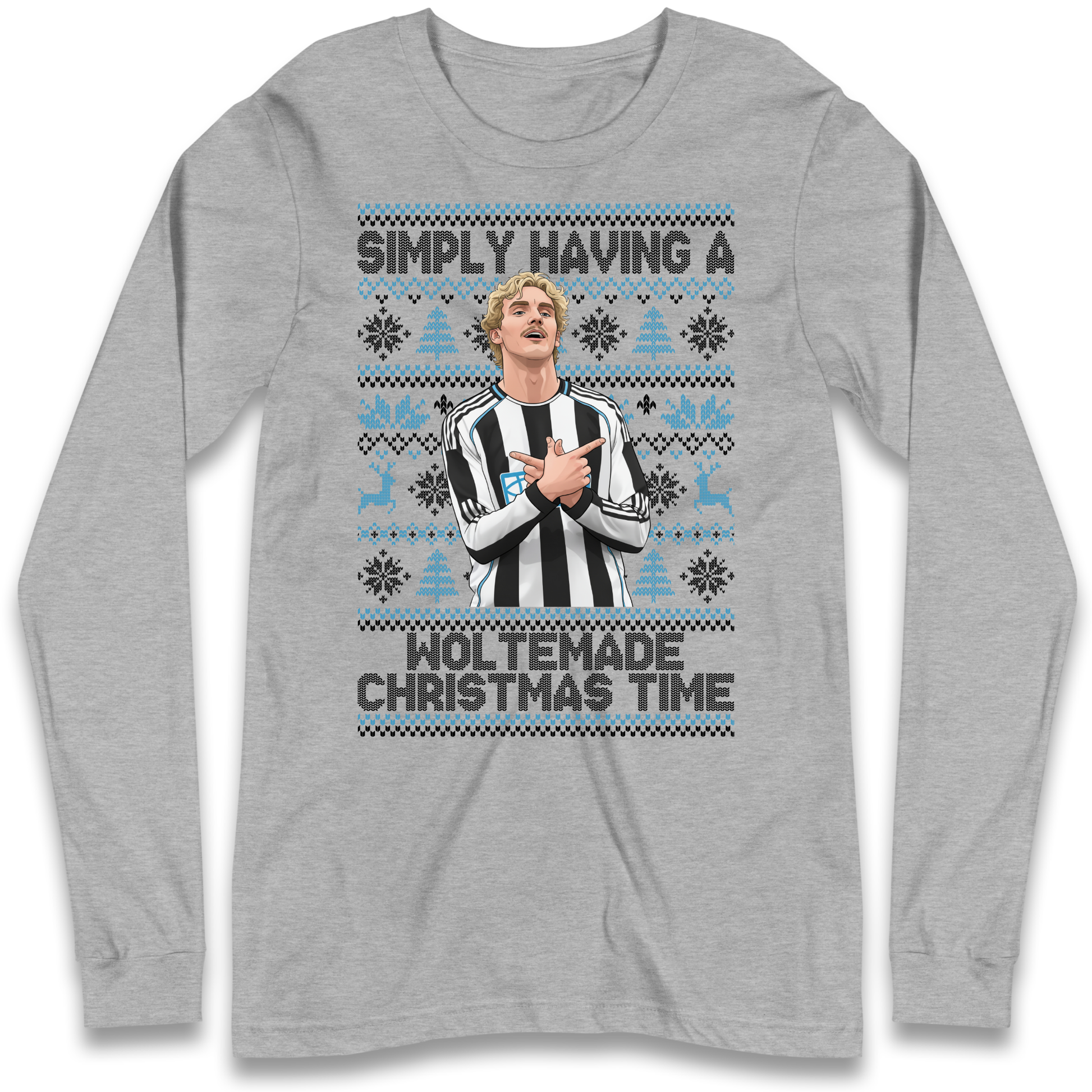 Newcastle united Christmas Longsleeve T Shirt