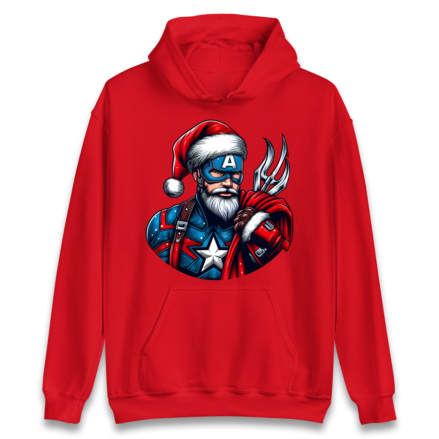 Captain America Santa Hoodie