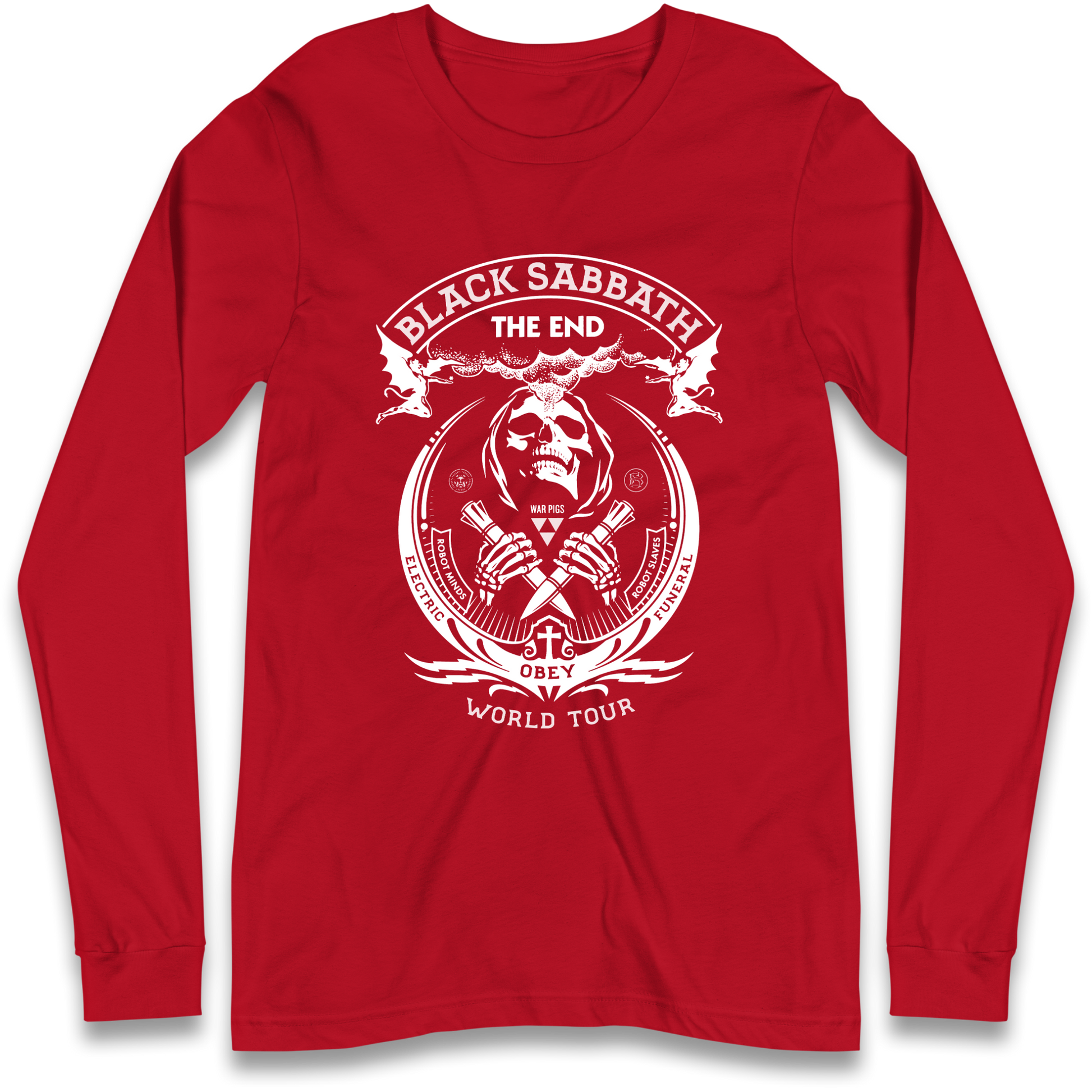 Black Sabbath The End World Tour Long Sleeve Shirt