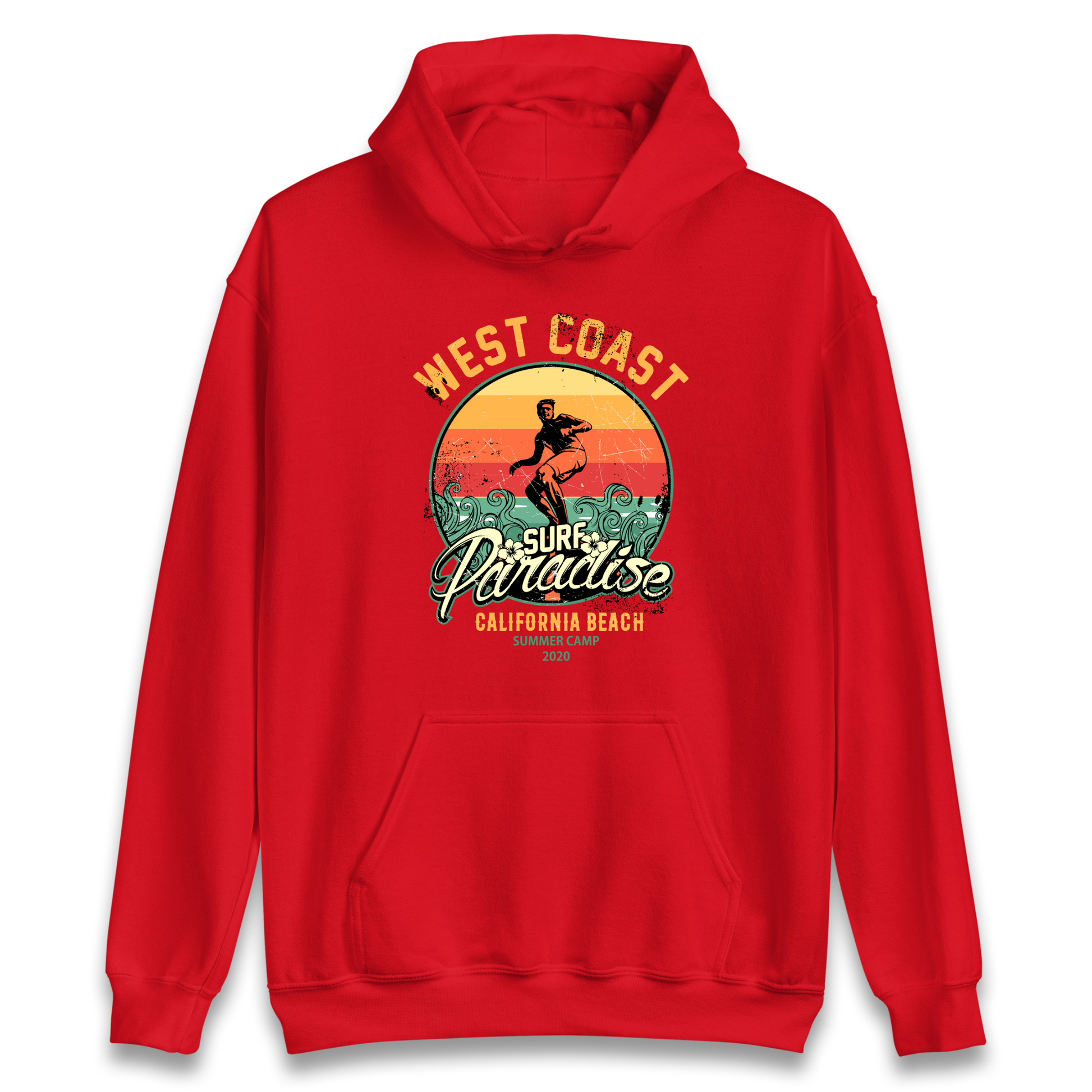 West Coast Surf Paradise Hoodie
