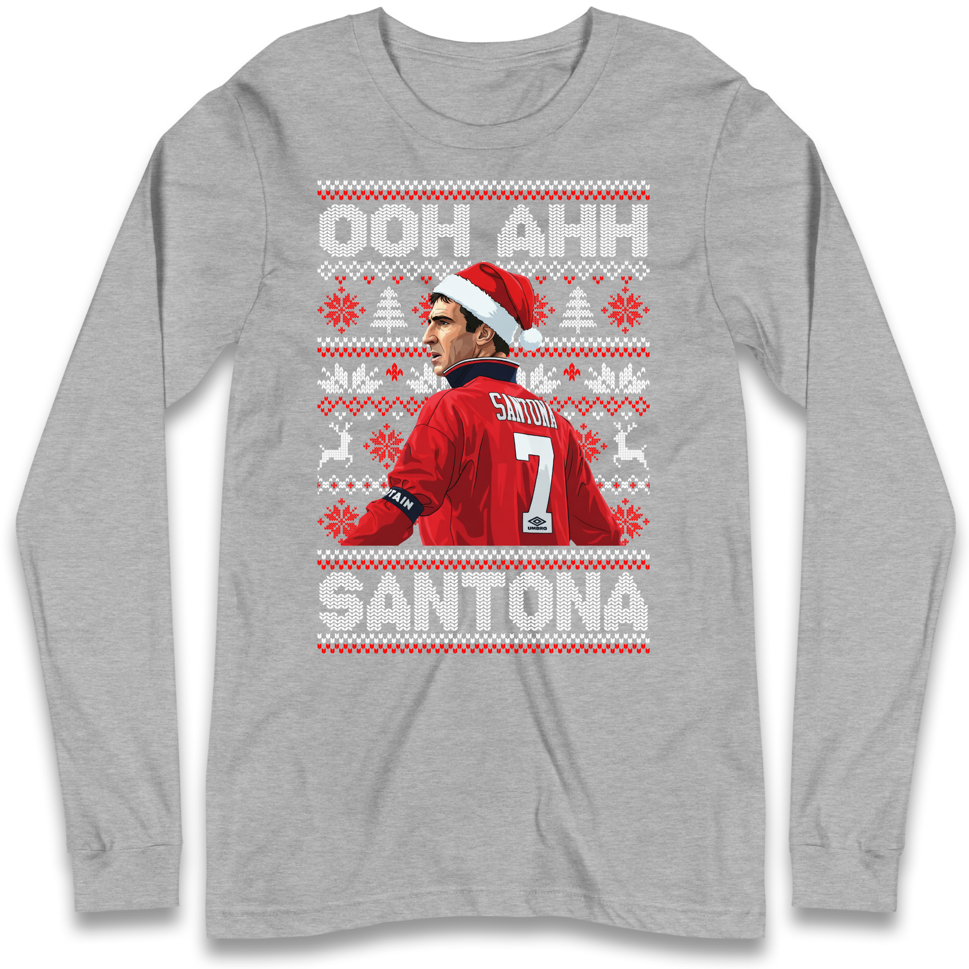 M'nchester United Christmas Longsleeve T Shirt