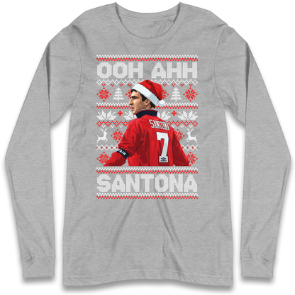 M'nchester United Christmas Longsleeve T Shirt