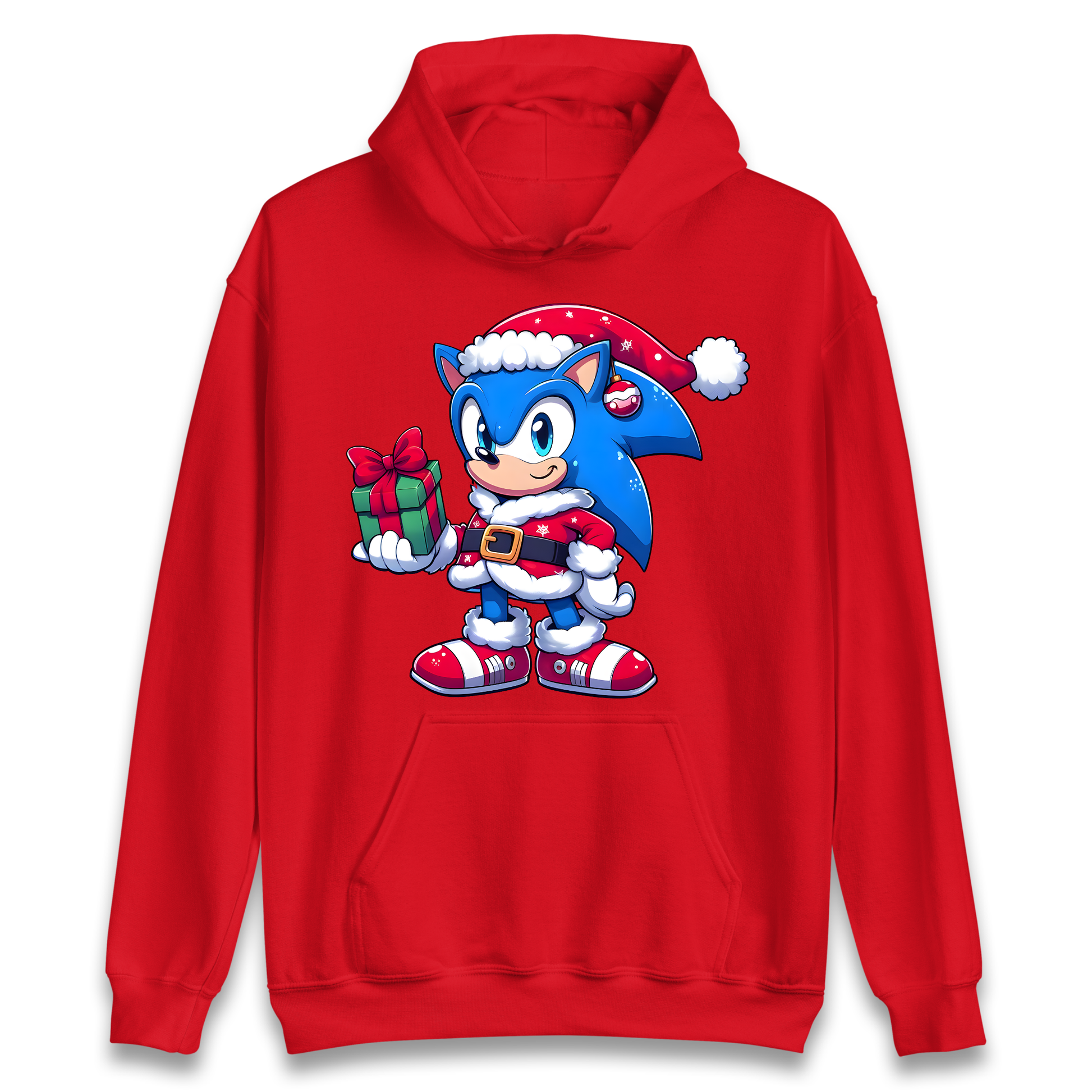 Sonic The Hedgehog Santa Hoodie