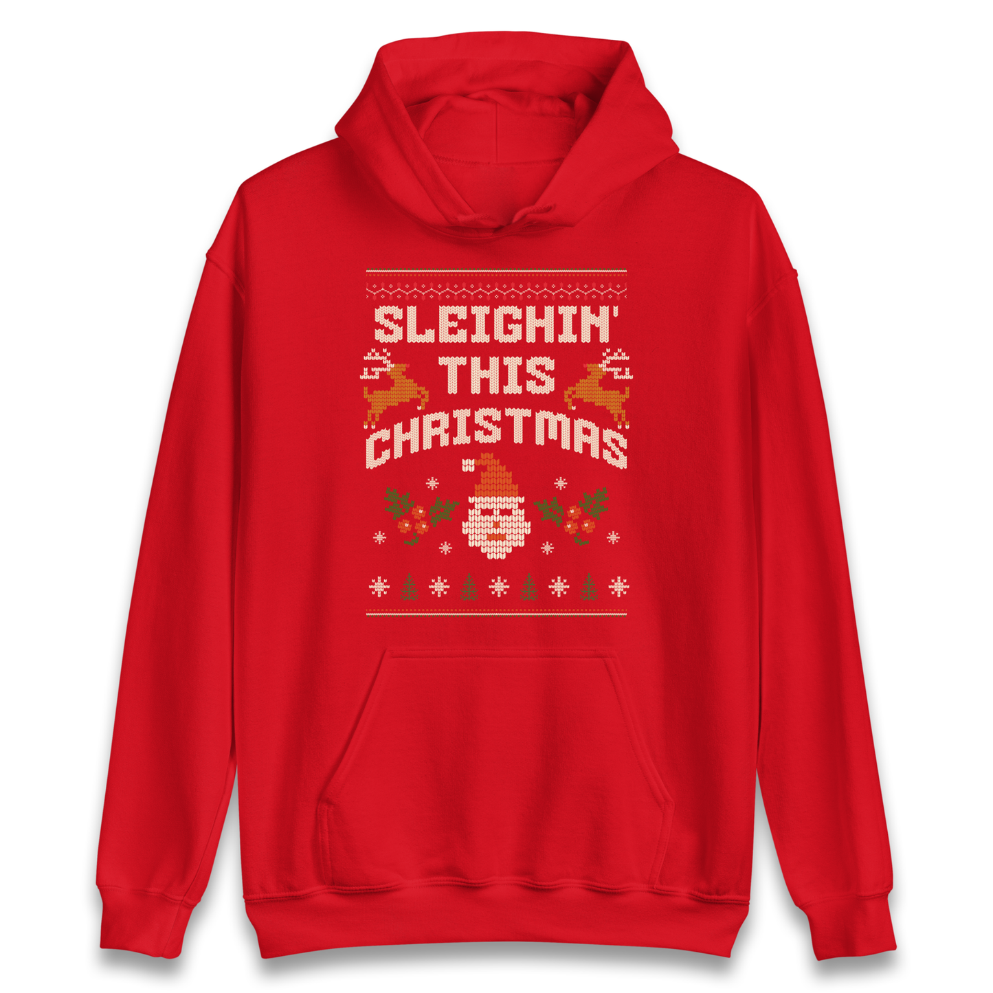 Sleighin This Christmas Christmas Hoodie