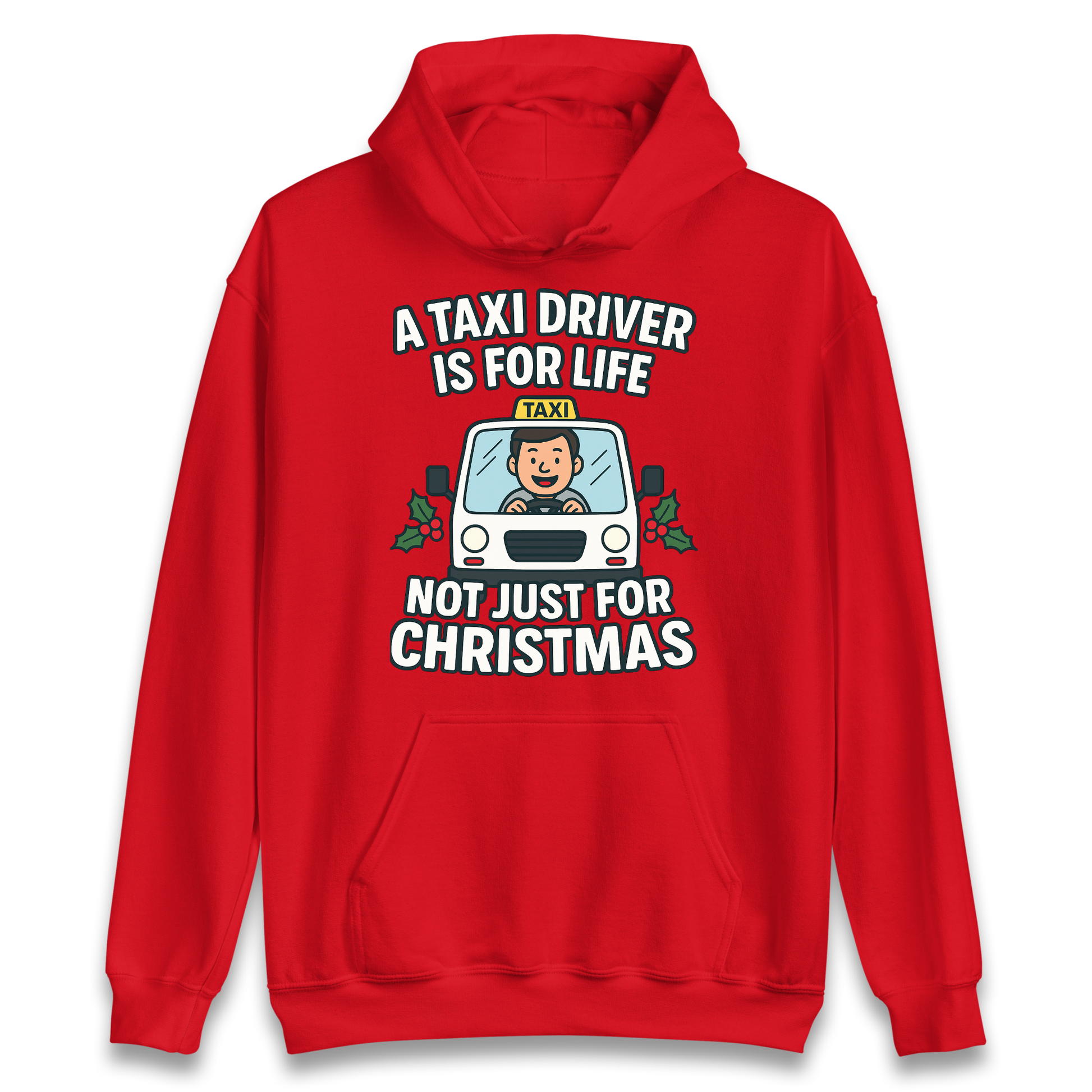 Taxi Driver Christmas Hoodie