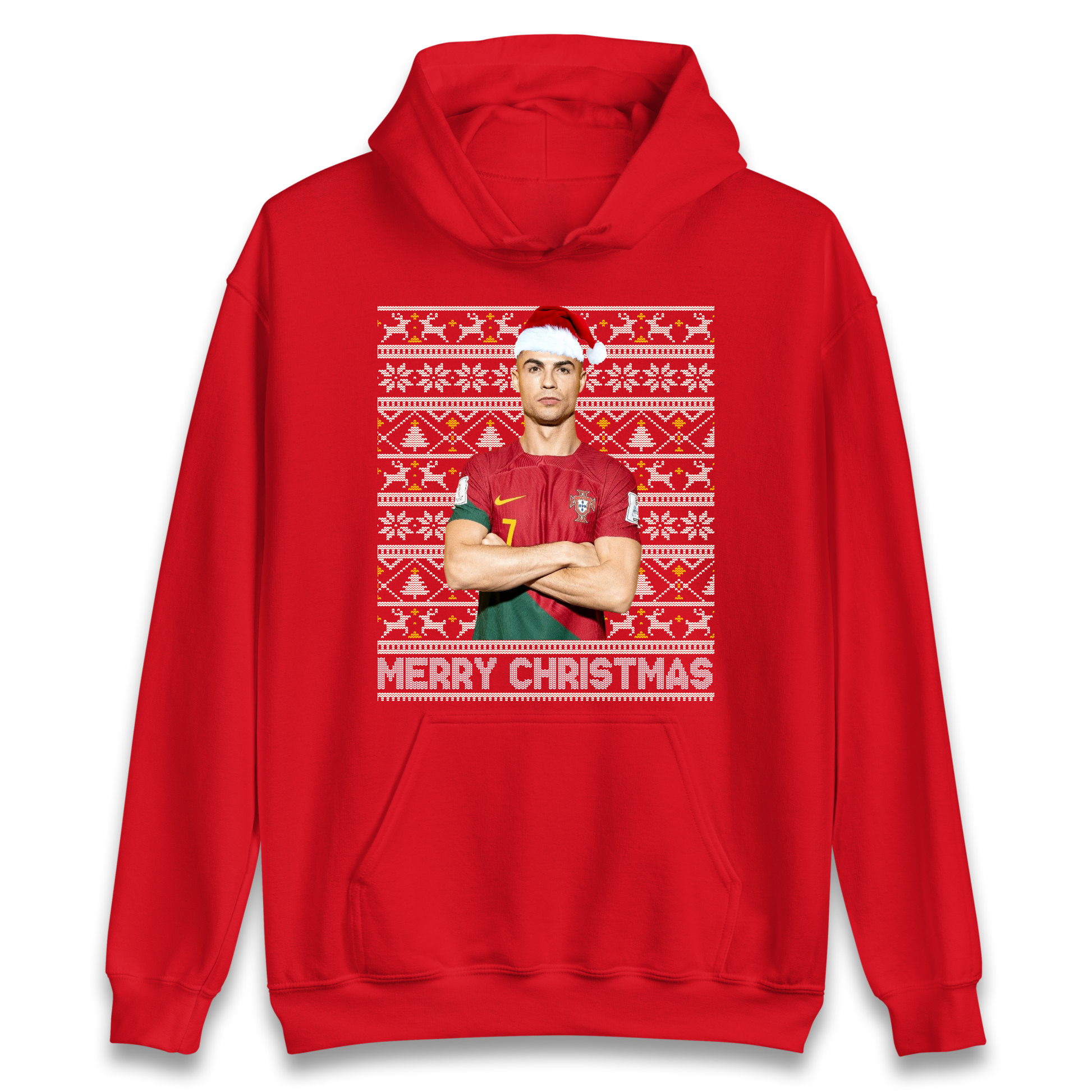 Merry Christmas Ronaldo Hoodie