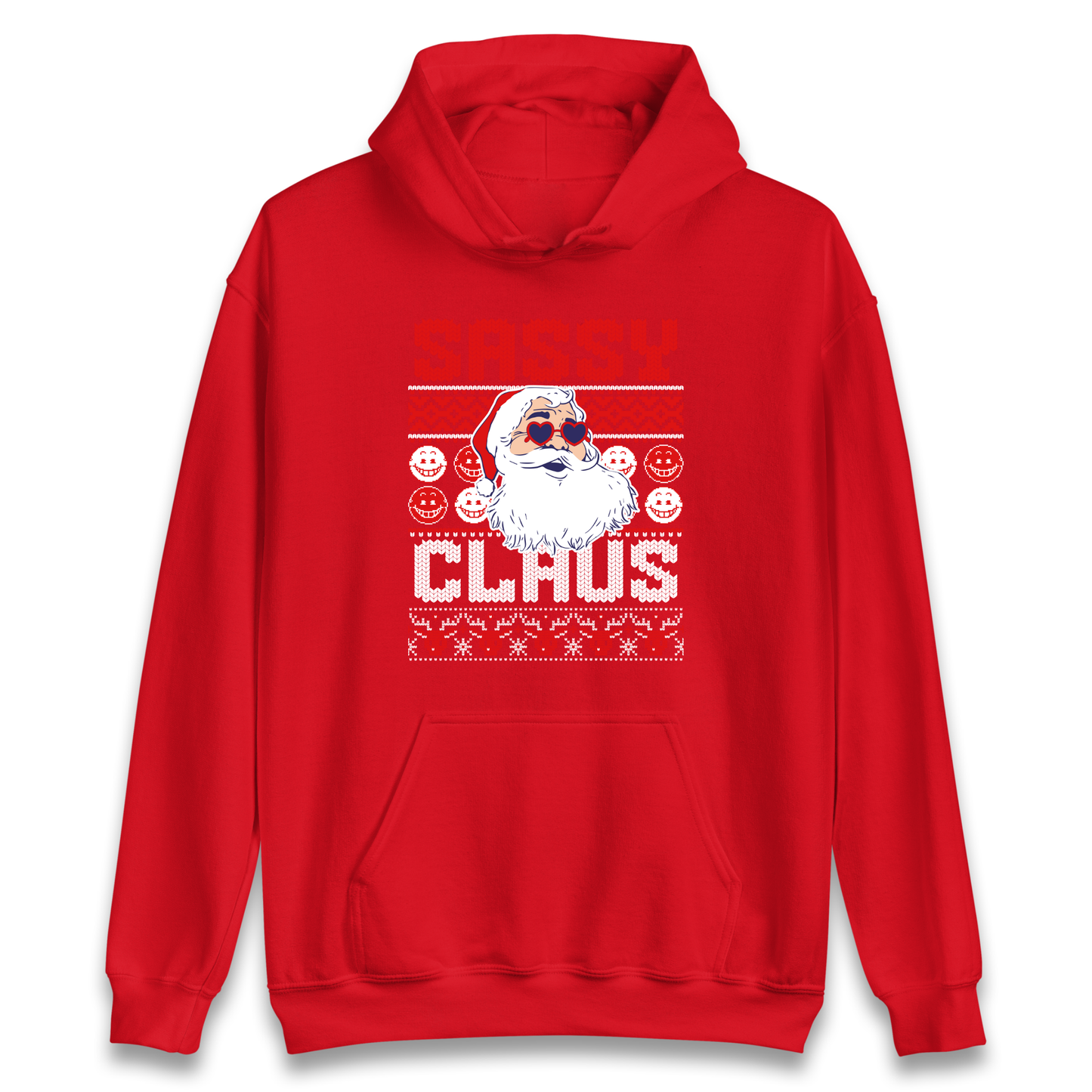 Sassy Claus Santa Christmas Hoodie