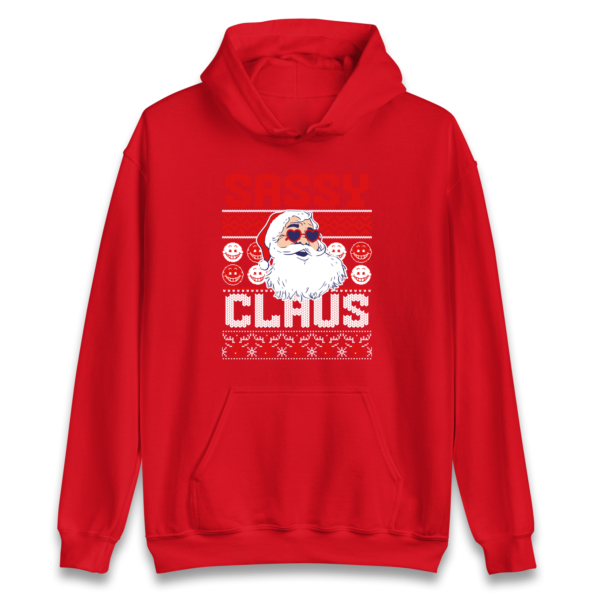 Sassy Claus Santa Christmas Hoodie