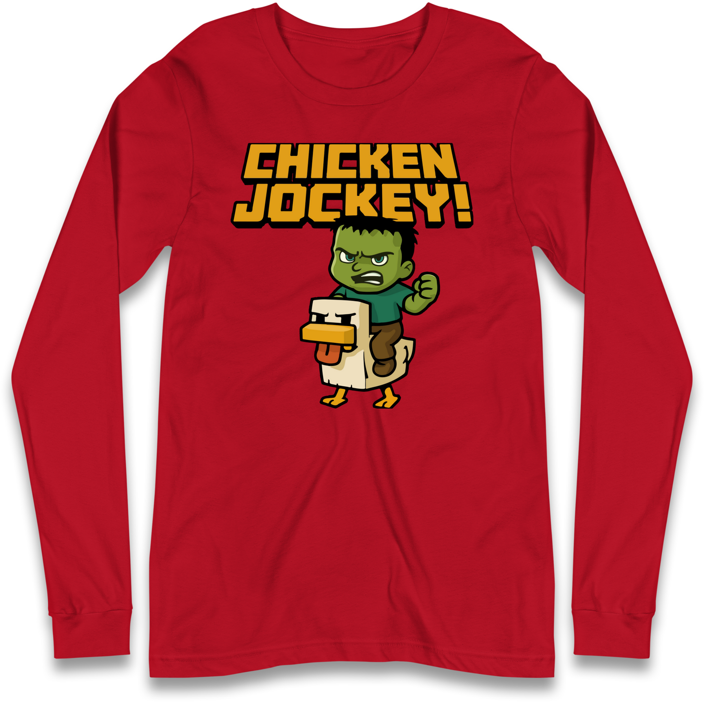 Chicken Jockey Long Sleeve T Shirt