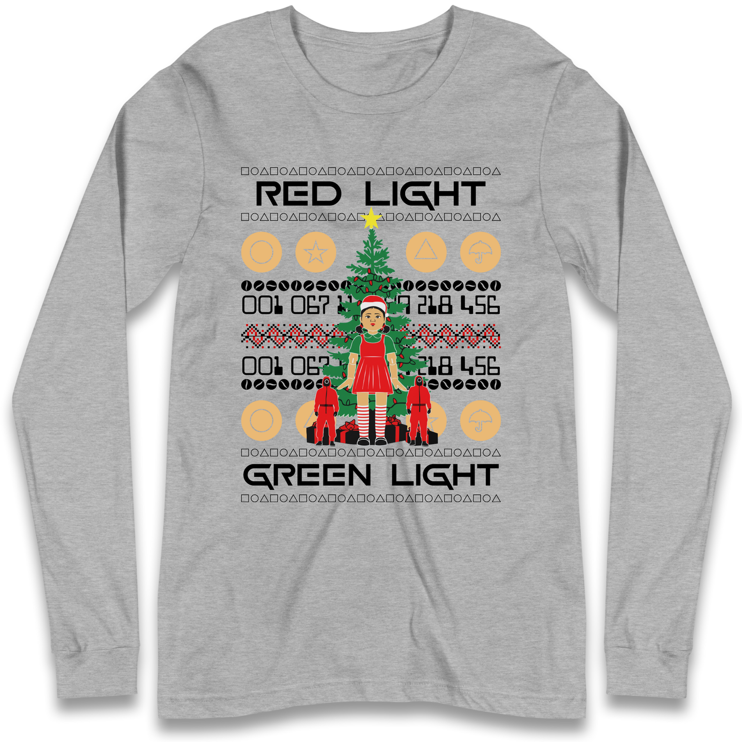 Squid Game Christmas Longsleeve T Shirt