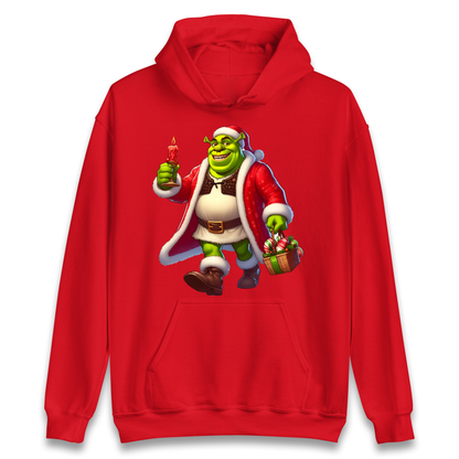 Shrek Santa Candle Hoodie