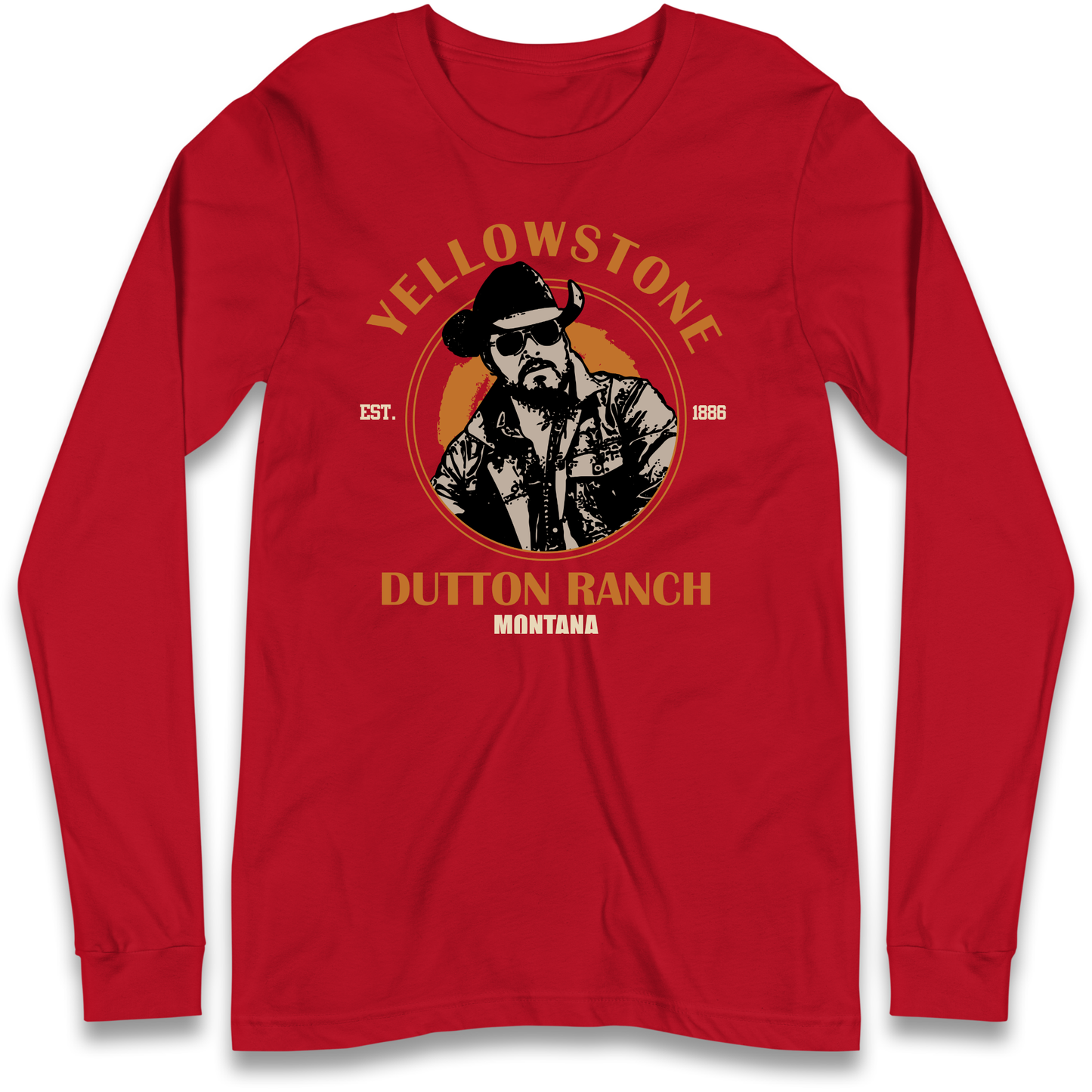 Yellowstone Dutton Ranch Montana Longsleeve T Shirt 