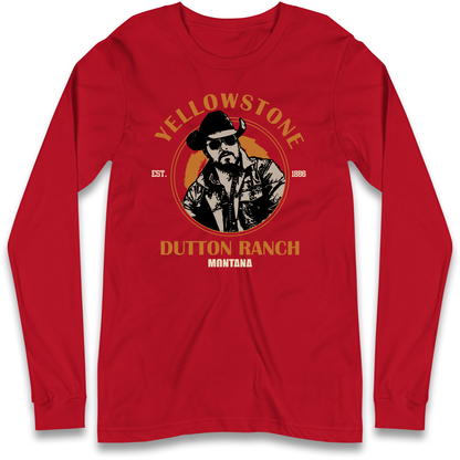 Yellowstone Dutton Ranch Montana Longsleeve T Shirt 