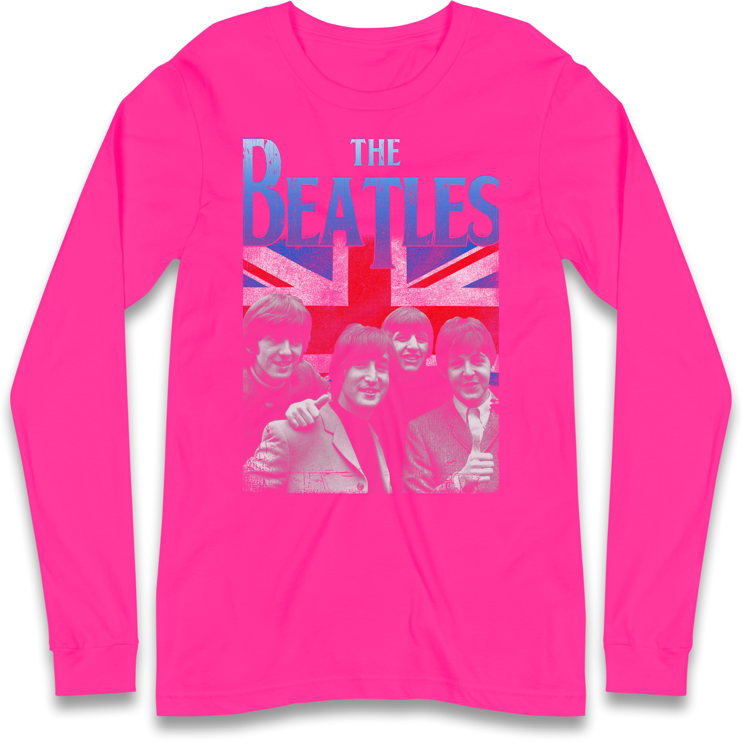 The Beatles Union Jack Longsleeve T Shirt