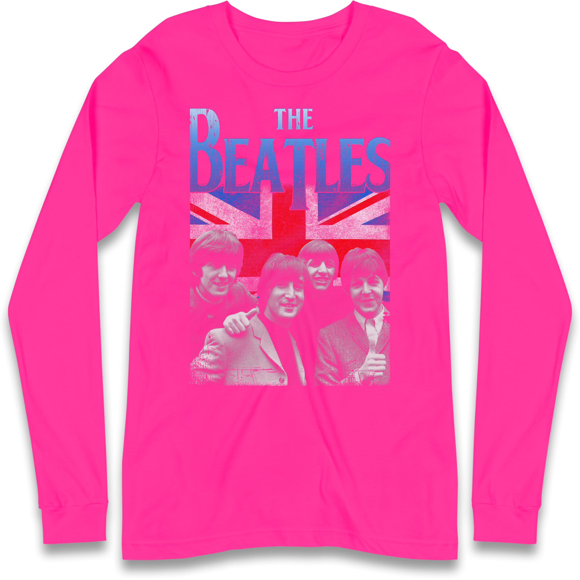 The Beatles Union Jack Longsleeve T Shirt