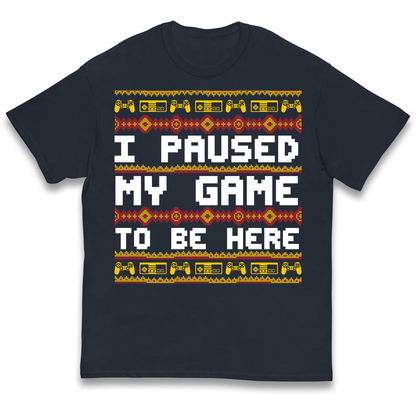 Paused My Game Kids T Shirt
