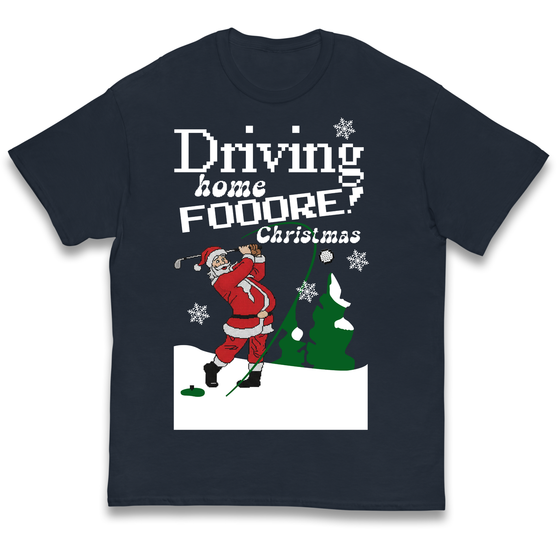 Christmas Golf Kids T Shirt