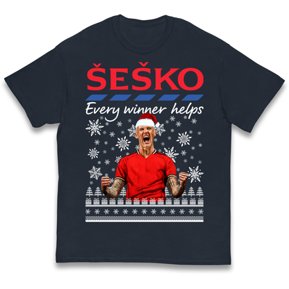 Benjamin Sesko Christmas Kids T Shirt