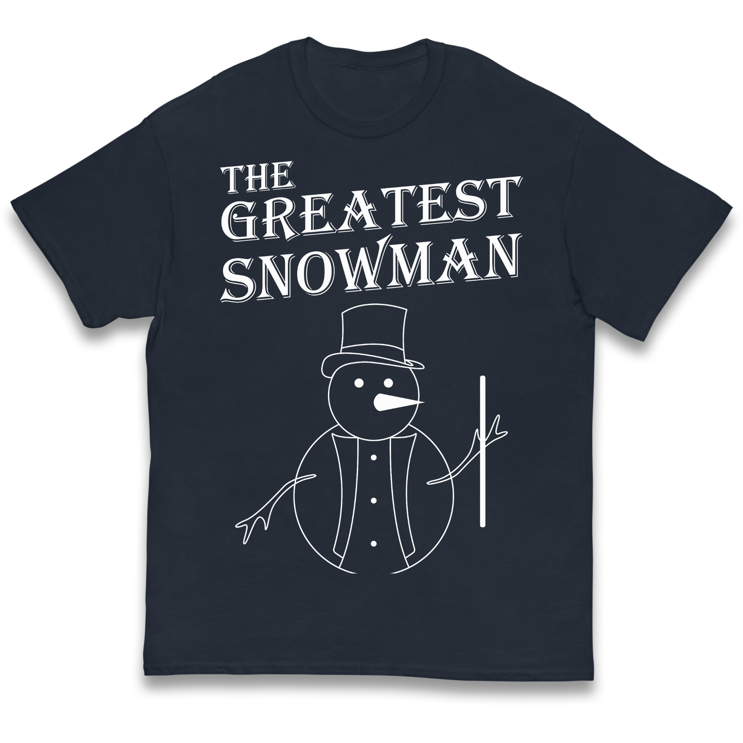 The Greatest Snowman Christmas kids t shirt